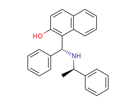 Molecular Structure of 845674-61-5 (1-{phenyl[(1-phenylethyl)amino]methyl}-2-naphthol)