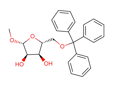 (-)-Methyl-5-O-trityl-β-D-ribofuranosid
