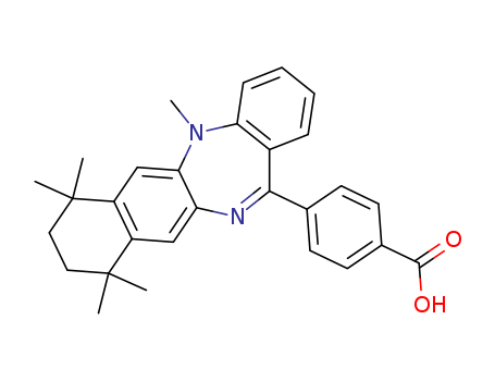 Benzoic acid, 4-(7,8,9,10-tetrahydro-5,7,7,10,10-pentaMethyl-5H-benzo[e]naphtho[2,3-b][1,4]diazepin-13-yl)-