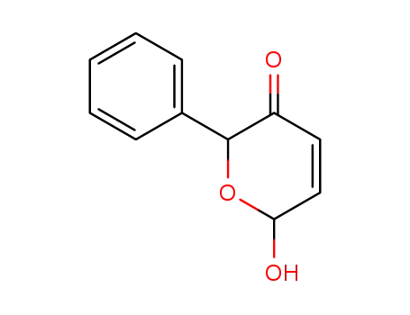 2H-Pyran-3(6H)-one, 6-hydroxy-2-phenyl-