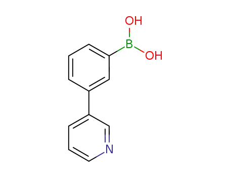Molecular Structure of 351422-72-5 (3-[(3-Pyridinyl)phenyl]boronic acid)