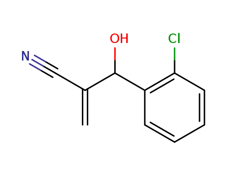 Molecular Structure of 108164-67-6 (Benzenepropanenitrile, 2-chloro-b-hydroxy-a-methylene-)