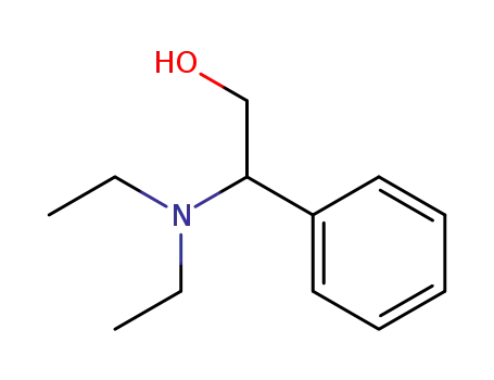 Molecular Structure of 7550-22-3 (Benzeneethanol, b-(diethylamino)-)