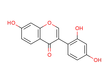 Molecular Structure of 7678-85-5 (2',4',7-TRIHYDROXYISOFLAVONE)