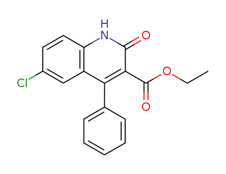 Ethyl 6-chloro-2-oxo-4-phenyl-1,2-dihydro-3-quinolinecarboxylate