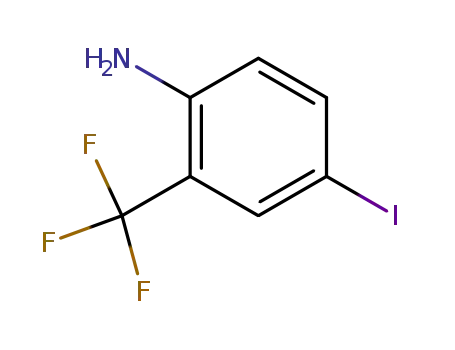 Molecular Structure of 97760-97-9 (2-Amino-5-iodobenzotrifluoride)