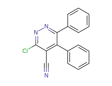 3-chloro-5,6-diphenylpyridazine-4-carbonitrile