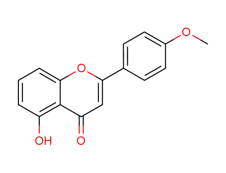 Molecular Structure of 6665-72-1 (5-HYDROXY-4'-METHOXYFLAVONE)