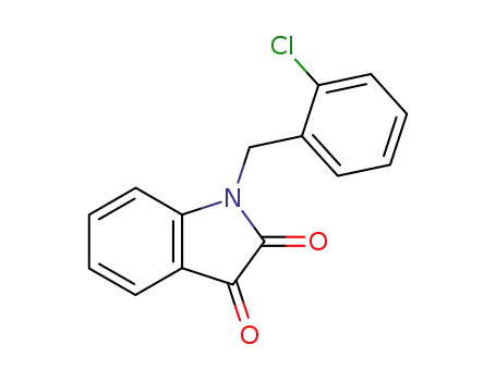 Molecular Structure of 306279-75-4 (1-(2-CHLOROBENZYL)-1H-INDOLE-2,3-DIONE)