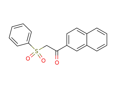 Ethanone, 1-(2-naphthalenyl)-2-(phenylsulfonyl)-