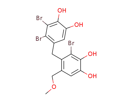 3-bromo-4-[2,3-dibromo-4,5-dihydroxyphenyl]methyl-5-(methoxymethyl)-1,2-benzenediol
