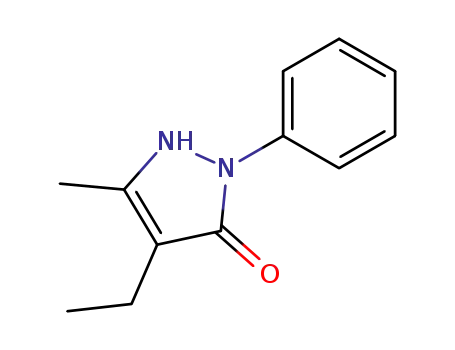 3H-Pyrazol-3-one, 4-ethyl-1,2-dihydro-5-methyl-2-phenyl-