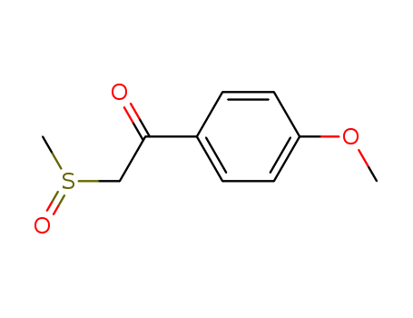 Ethanone, 1-(4-methoxyphenyl)-2-(methylsulfinyl)-