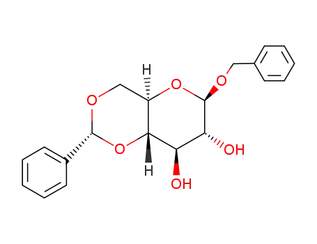 Molecular Structure of 57783-86-5 (Benzyl 4,6-O-benzylidene-alpha-D-galactopyranoside)