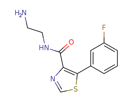 4-Thiazolecarboxamide,N-(2-aminoethyl)-5-(3-fluorophenyl)-