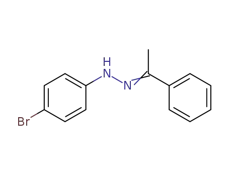 Molecular Structure of 35082-17-8 (1-(4-bromophenyl)-2-(1-phenylethylidene)hydrazine)
