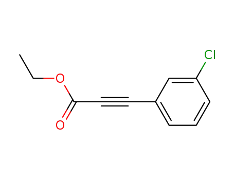 Molecular Structure of 58686-68-3 ((3-CHLORO-PHENYL)-PROPYNOIC ACID ETHYL ESTER)