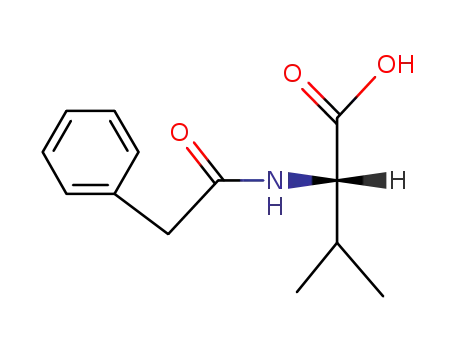 Molecular Structure of 725-67-7 ((2S)-3-Methyl-2-[(phenylmethyl)carbonyl]aminobutyric acid)