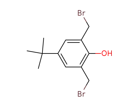 Molecular Structure of 5011-36-9 (Phenol, 2,6-bis(bromomethyl)-4-(1,1-dimethylethyl)-)