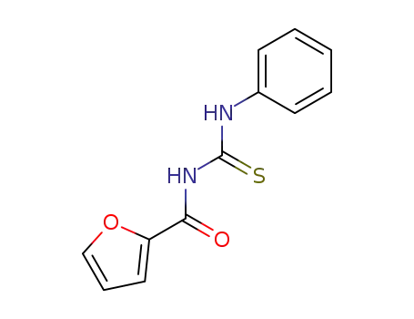 Molecular Structure of 77336-90-4 (2-Furancarboxamide, N-[(phenylamino)thioxomethyl]-)