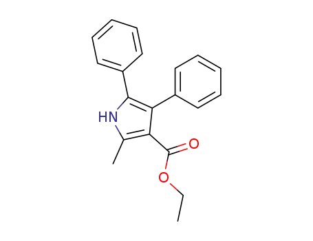Molecular Structure of 3274-64-4 (ETHYL 4,5-DIPHENYL-2-METHYL-3-PYRROLECARBOXYLATE)