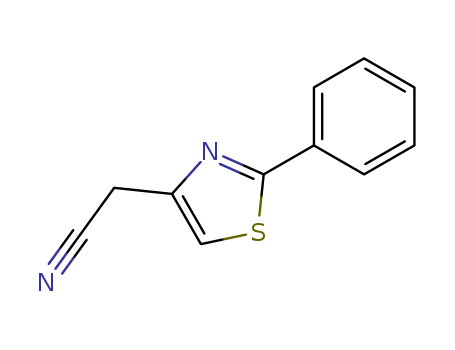 4-Thiazoleacetonitrile,2-phenyl- cas  16441-25-1