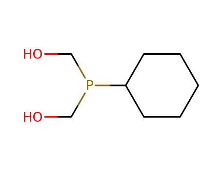 Molecular Structure of 5958-45-2 (bis-(hydroxymethyl)cyclohexylphosphine)