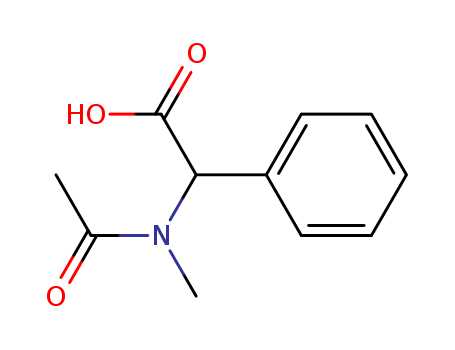 Benzeneacetic acid, a-(acetylmethylamino)-
