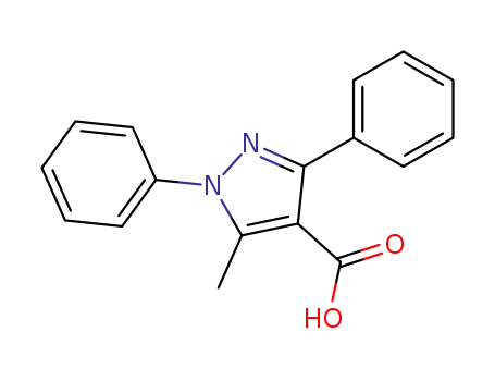5-methyl-1,3-diphenyl-1H-pyrazole-4-carboxylic acid(SALTDATA: FREE)