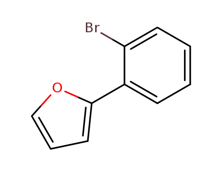 Molecular Structure of 38527-58-1 (2-(2-BROMOPHENYL)FURAN)