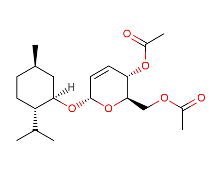 2-isopropyl-5-methylcyclohexyl-4,6-di-O-acetyl-2,3-dideoxy-α-D-erythrohex-2-enopyranoside