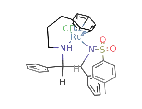Molecular Structure of 851051-43-9 ([(S,S)-Teth-TsDpen RuCl])