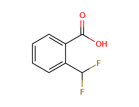 Molecular Structure of 799814-32-7 (2-difluoroMethylbenzoic acid)
