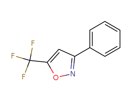 Molecular Structure of 62847-60-3 (Isoxazole, 3-phenyl-5-(trifluoromethyl)-)