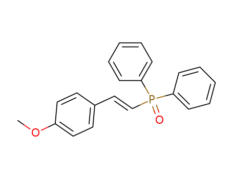 Molecular Structure of 59675-60-4 (Phosphine oxide, [2-(4-methoxyphenyl)ethenyl]diphenyl-, (E)-)