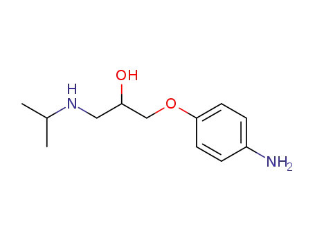Molecular Structure of 27684-79-3 (desacetylpractolol)
