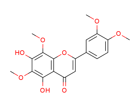 4H-1-Benzopyran-4-one,2-(3,4-dimethoxyphenyl)-5,7-dihydroxy-6,8-dimethoxy-