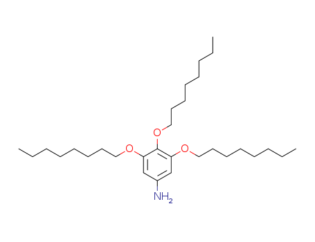 Benzenamine, 3,4,5-tris(octyloxy)-