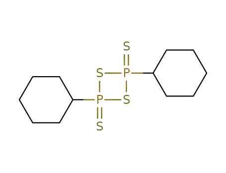 Molecular Structure of 1024-06-2 (1,3,2,4-Dithiadiphosphetane, 2,4-dicyclohexyl-, 2,4-disulfide)