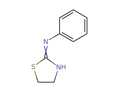 Molecular Structure of 1009-70-7 (2-(Phenylamino)-4,5-dihydrothiazole)