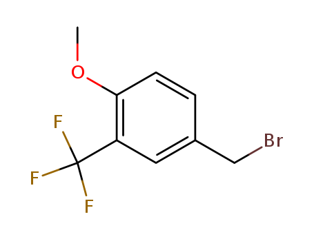 Benzene,4-(bromomethyl)-1-methoxy-2-(trifluoromethyl)-