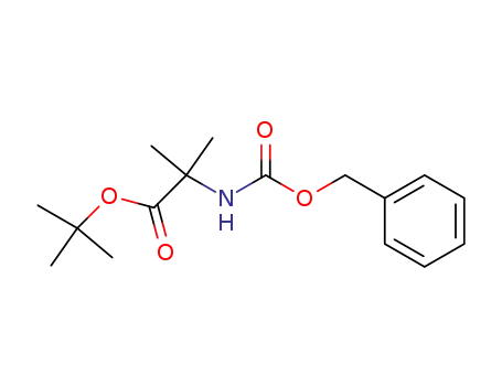 Alanine, 2-methyl-N-[(phenylmethoxy)carbonyl]-, 1,1-dimethylethyl ester