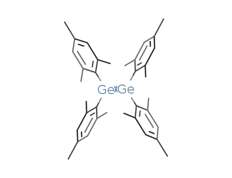 Molecular Structure of 115385-07-4 (Digermene, tetrakis(2,4,6-trimethylphenyl)-)
