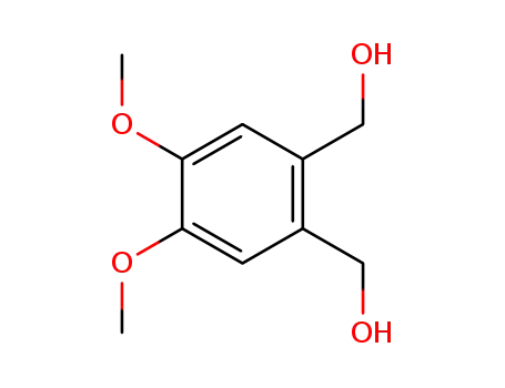 Molecular Structure of 22943-99-3 ([2-(hydroxymethyl)-4,5-dimethoxy-phenyl]methanol)