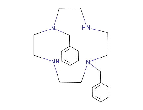 Molecular Structure of 156970-79-5 (1,7-Dibenzyl-1,4,7,10-tetraazacyclododecane)