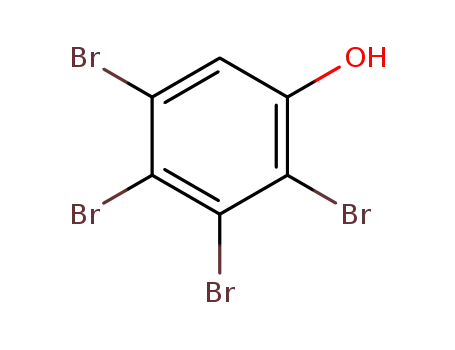 Molecular Structure of 4526-58-3 (Phenol, 2,3,4,5-tetrabromo-)