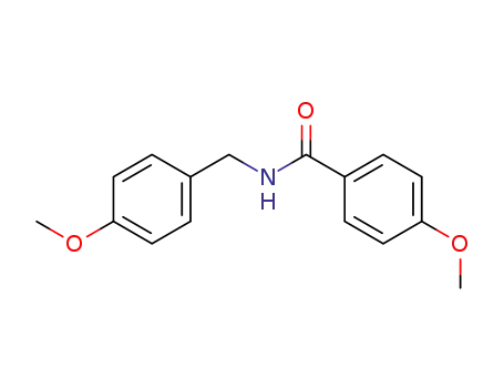 Molecular Structure of 109163-43-1 (4-methoxy-N-(4-methoxybenzyl)benzamide)