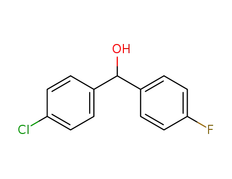 Molecular Structure of 2795-76-8 ((4-Chlorophenyl)(4-fluorophenyl)Methanol)