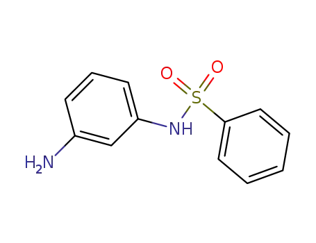 Molecular Structure of 104997-09-3 (N-(3-aminophenyl)benzenesulfonamide)