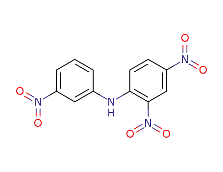 Molecular Structure of 970-91-2 (2,4-dinitro-N-(3-nitrophenyl)aniline)